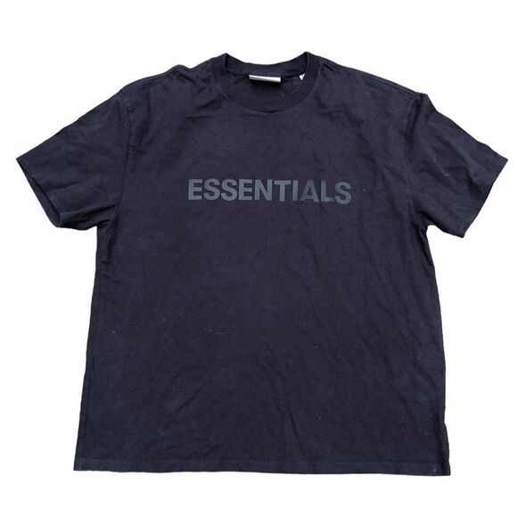 Essentials T Shirt Navy Blue Large - Picture 1 of 4